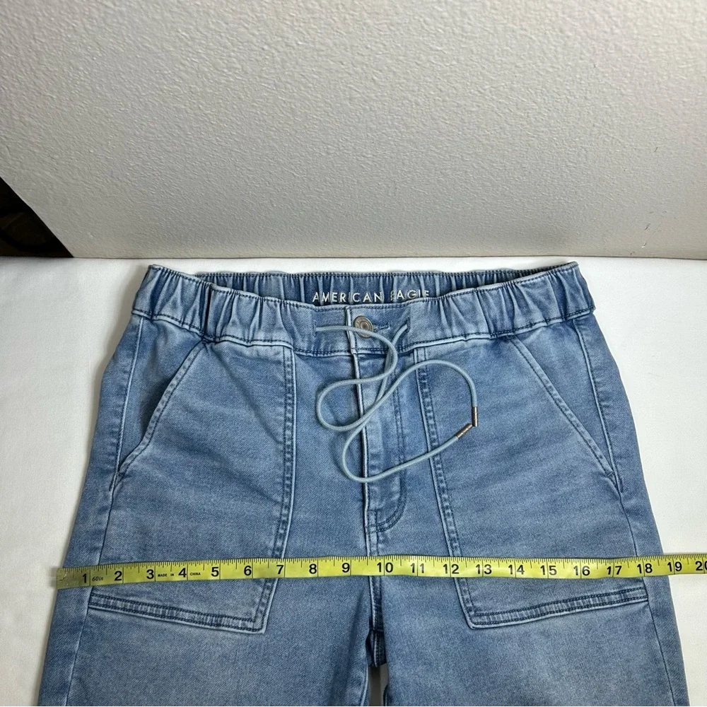 American Eagle Cozy Next‎ Level Stretch Cotton Blend Medium Wash 10 Long